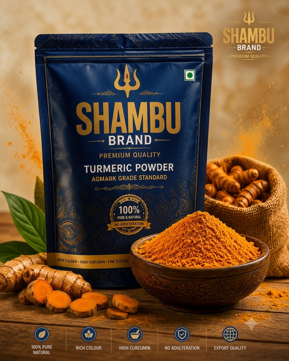 Shambhu turmeric packaging